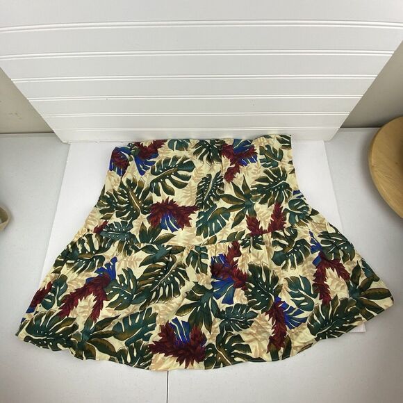 NWT Hilo Hattie Dress Hawaiian Size Small Scoop Neck Floral Monstera Muumuu - Picture 9 of 9